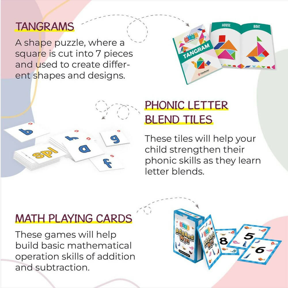 ClassMonitor Mini Learning Kit with Free Mobile App 14+ Learning & Education Topics for Preschool Learning Activities for Age 3 - 5 Years
