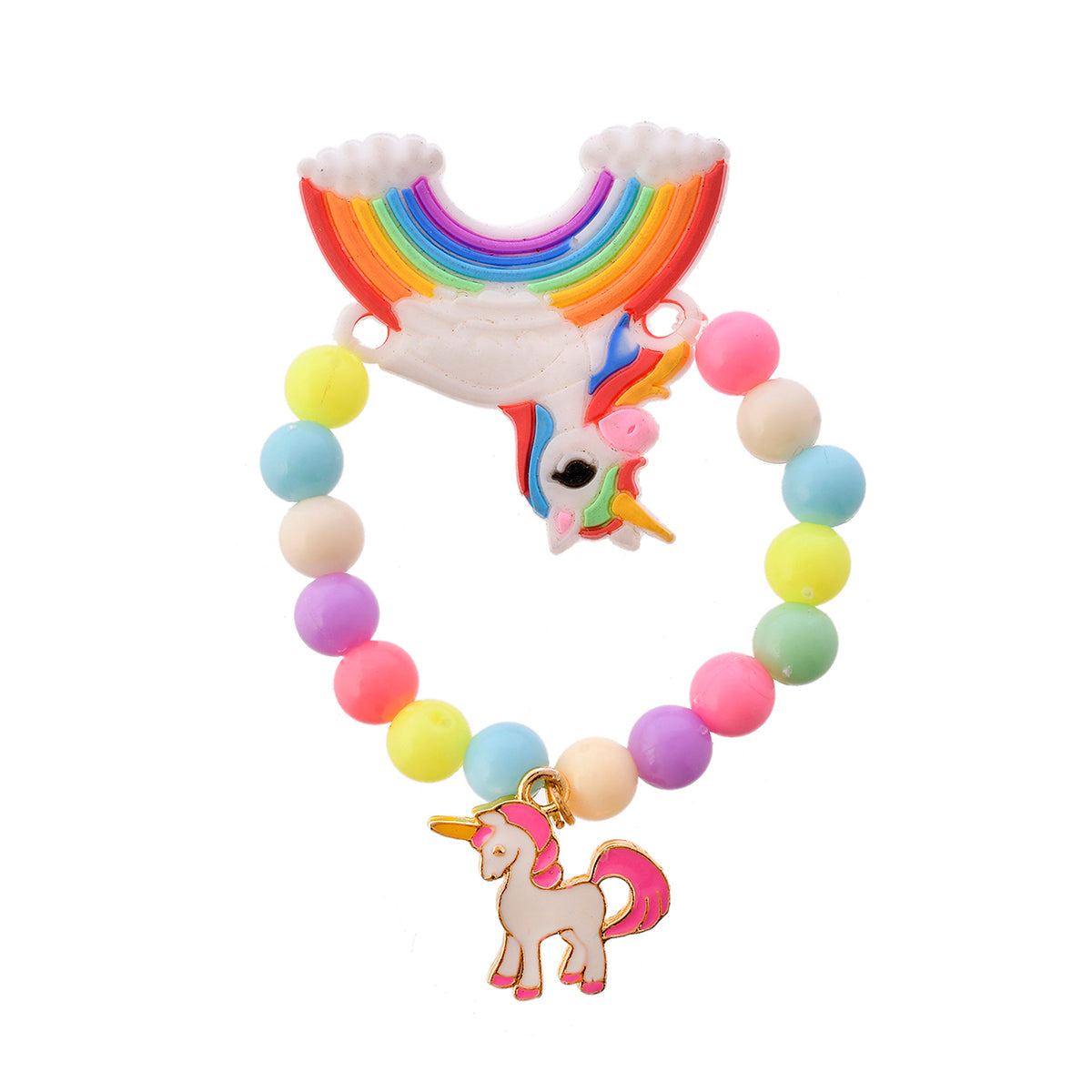 trueBrowns X Voylla Colorful Rainbow And Unicorn Beaded Kids Rakhi