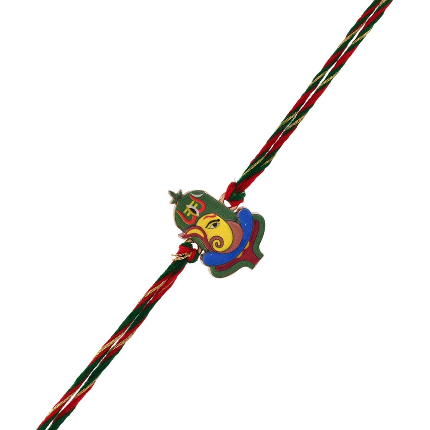 trueBrowns X Voylla Lord Ganesh Colourful Kids Thread Rakhi For Kids