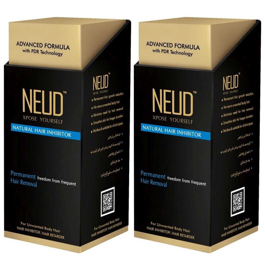 Neud Natural Inhibitor for Unwanted Hair in Men & Women - 80 gms