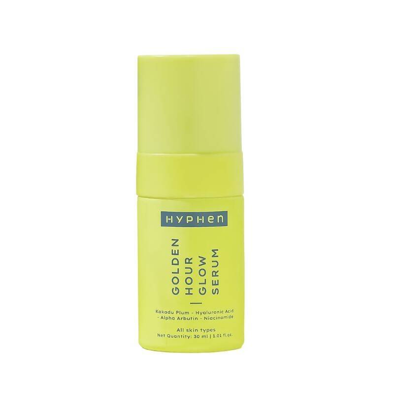 Hyphen By Kriti Sanon Golden Hour Glow Serum With Niacinamide, Alpha Arbutin, Hyaluronic Acid & Kakadu Plum, For Men & Women