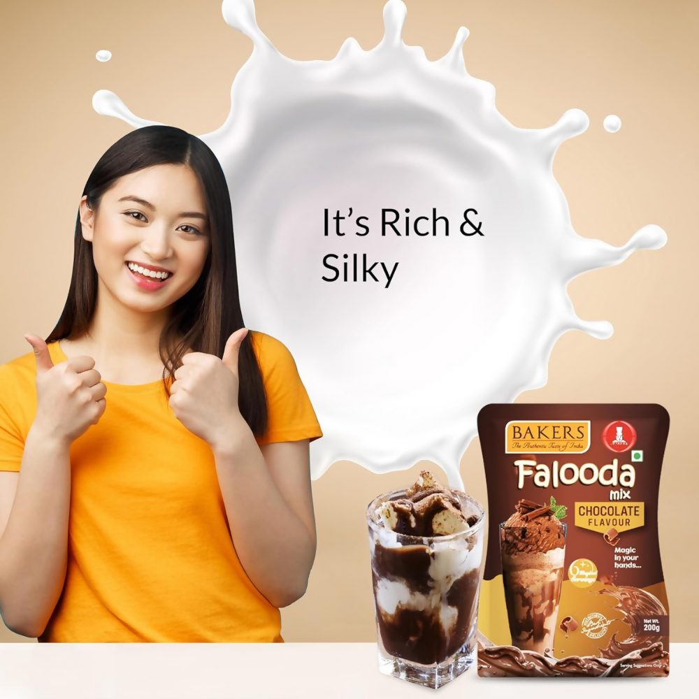 BAKERS Chocolate, Mawa Kulfi and Butter Scotch Flavour Falooda Mix Powder