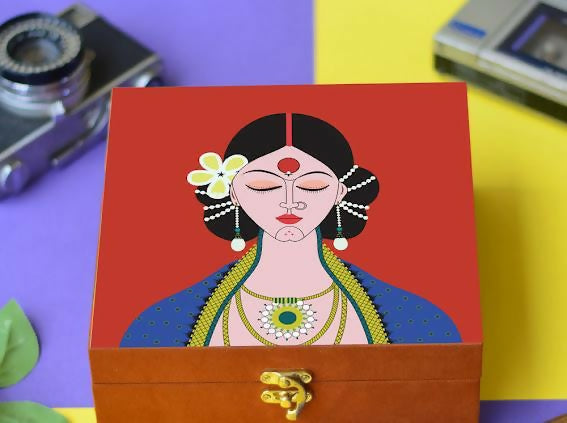 Collectibles India Wood Gift Box