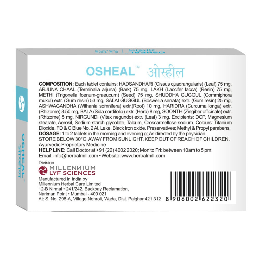 Millennium Herbal Osheal Daily Nutrition Support Tablets – 120 Tabs