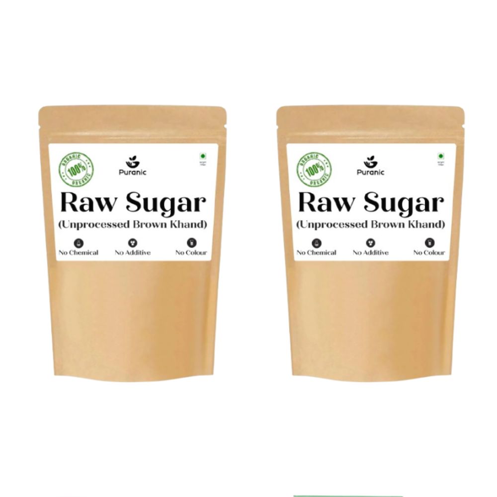Puranic Raw Sugar | Unprocess Natural Brown Sugar
