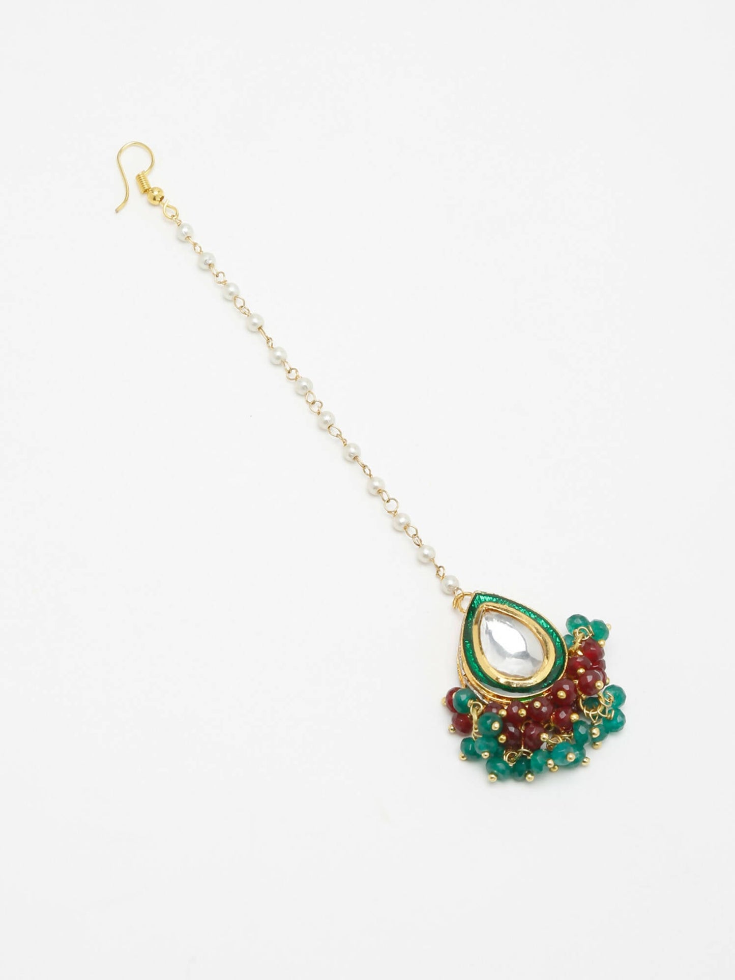 Kundan Maang Tikka - Ruby Raang