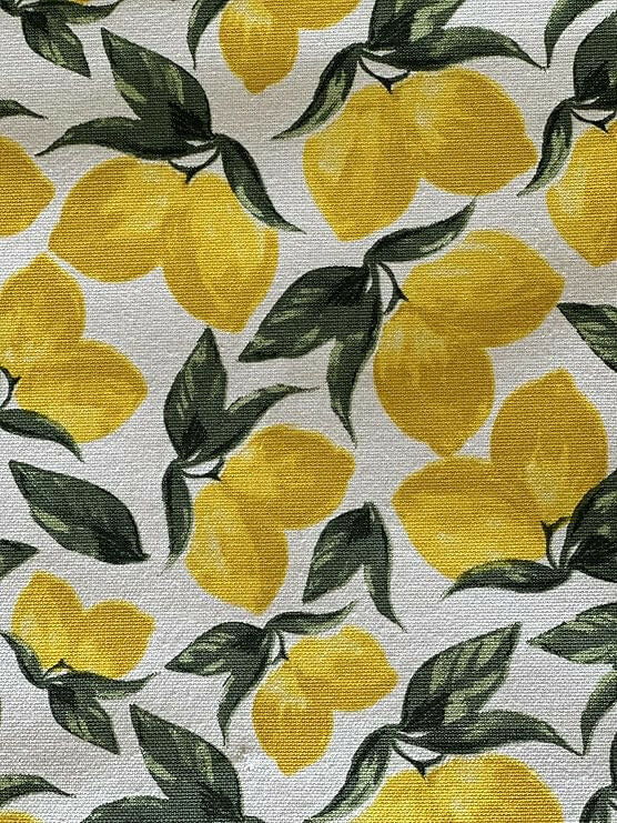 Oak & Lily 100% Cotton Kitchen Apron-Lemon Yellow