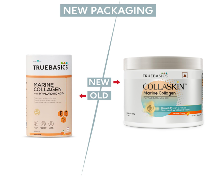 TrueBasics Marine Collagen With Clinically - 15 sachets