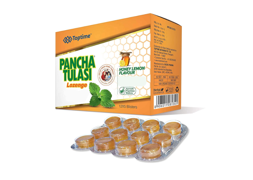 Deltas Pancha Tulasi Lozenges Tablets - 60 Tabs
