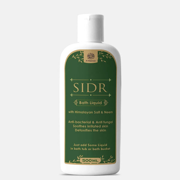 Al Masnoon Sidr Bath Liquid With Neem & Himlayan Salt - 500 ml