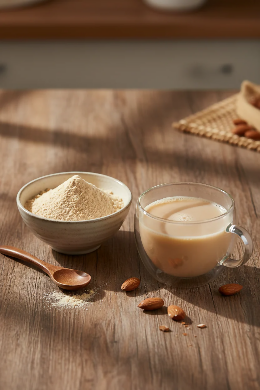 VedaRasa Badam Milk Powder Instant Almond Drink Mix