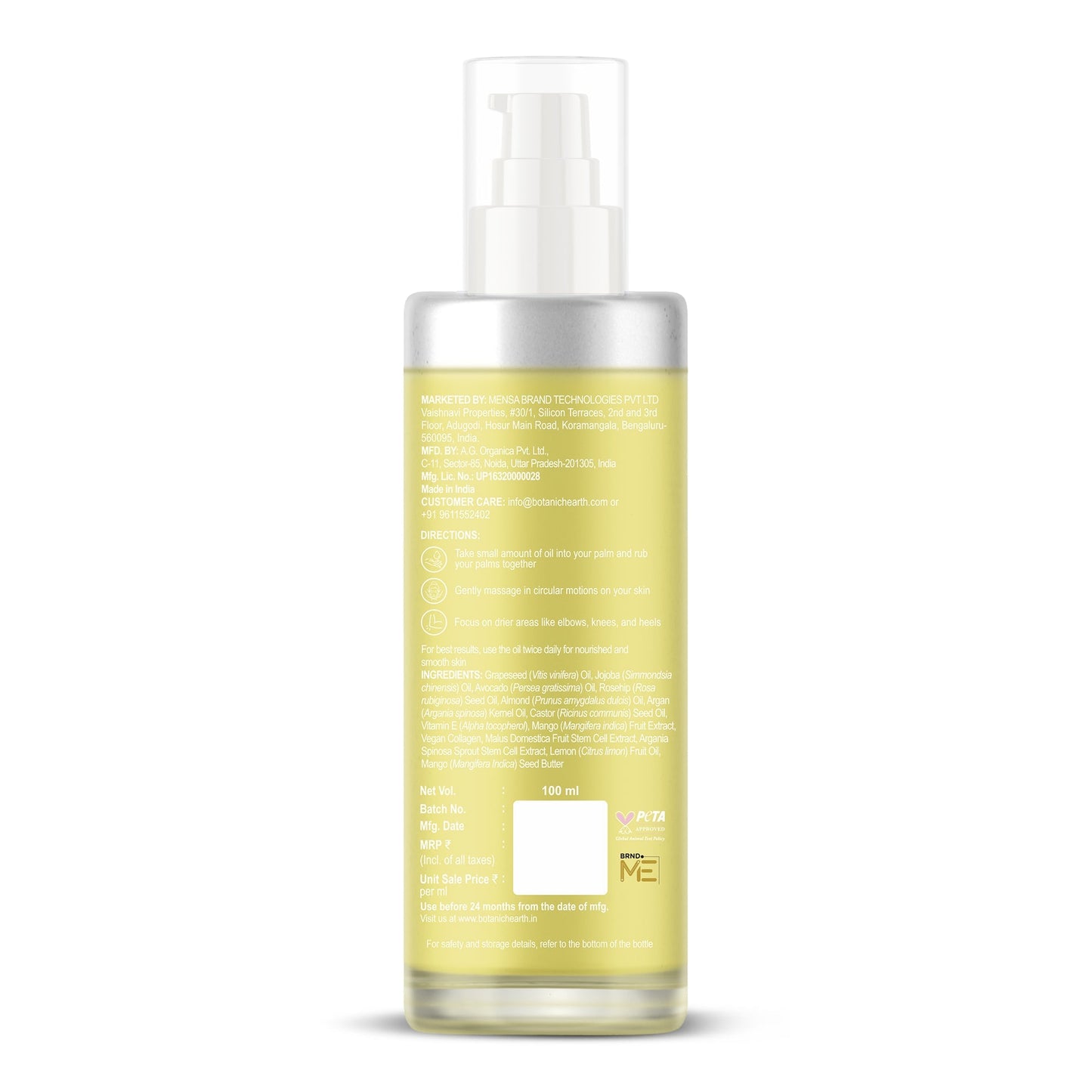 Botanic Hearth Timeless Glow Body Oil