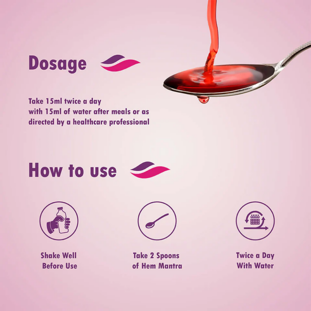 Mantra Ayurveda Hem Mantra Syrup for Female