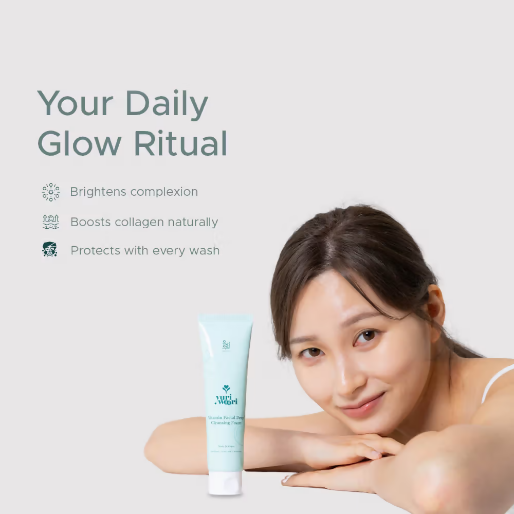 Yuri Woori Vitamin Facial Deep Cleansing Foam
