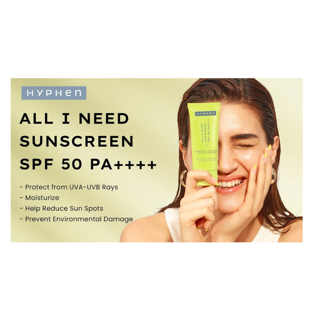 Hyphen All i Need Sunscreen Spf 50 Pa++++ - 50 ml