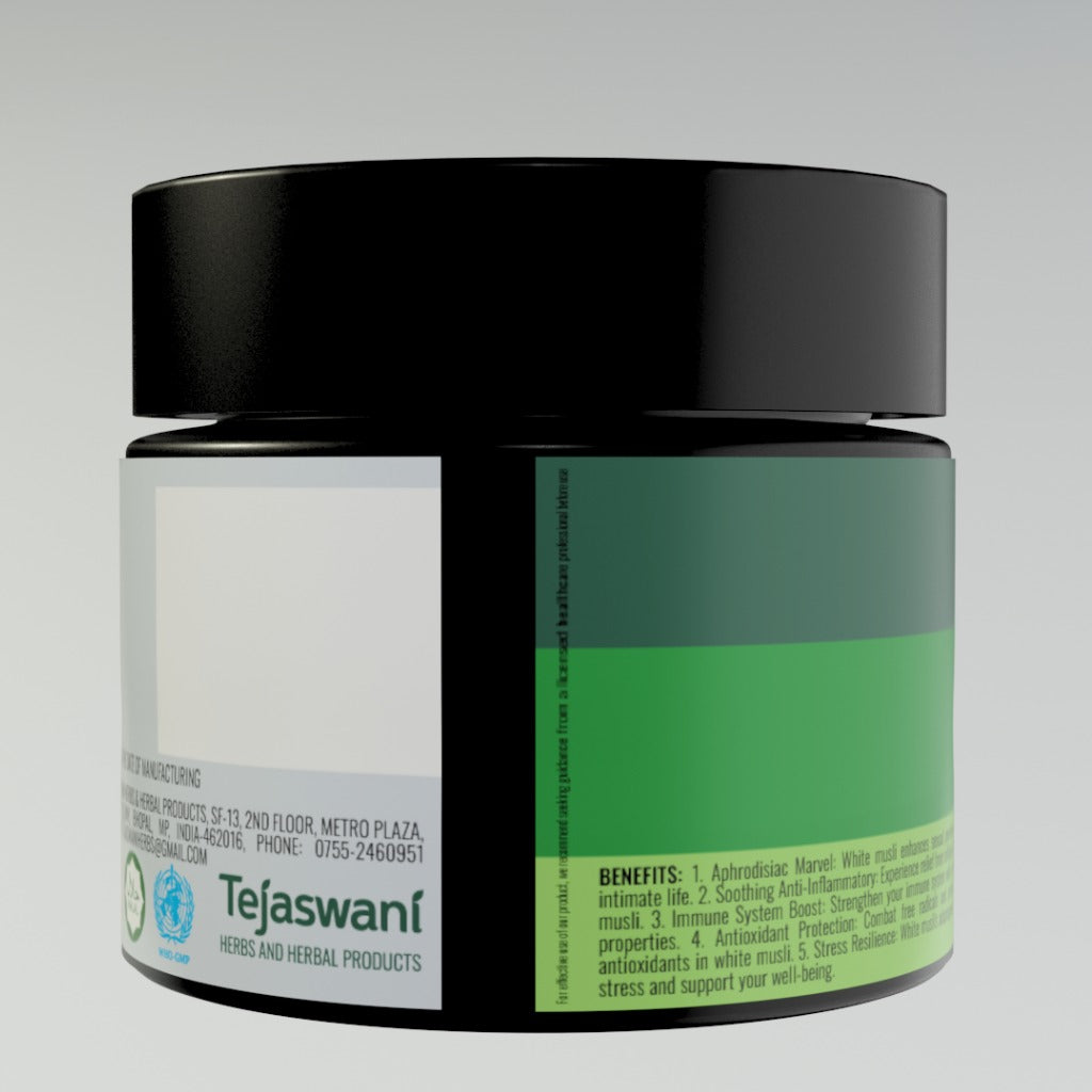 Tejaswani Herbs and Herbal Products White Musli Powder