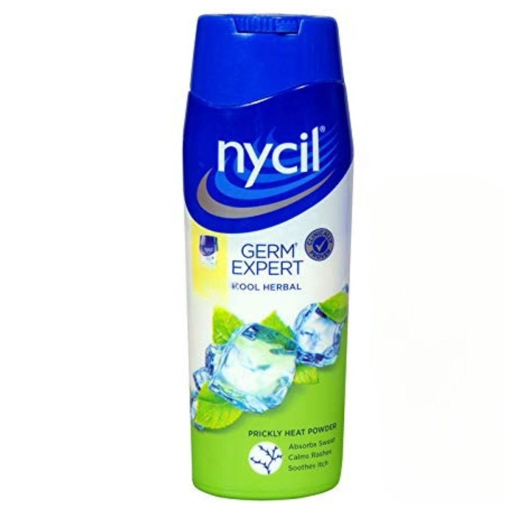 Nycil Germ Expert Cool Herbal Prickly Heat Talcum Powder
