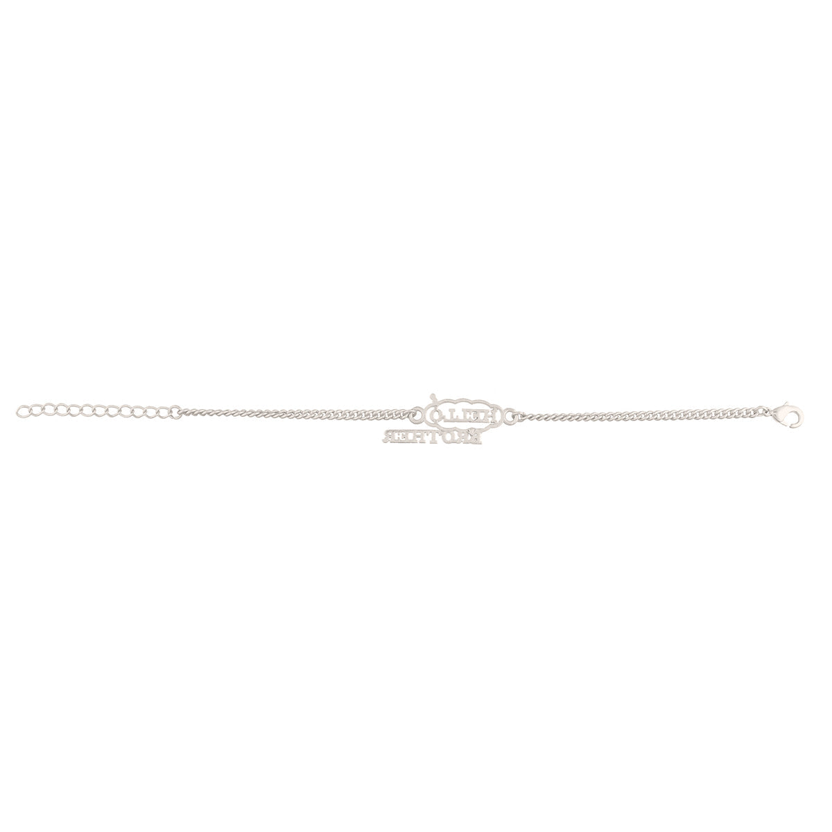 trueBrowns X Voylla Stylish Hello Brother Silver Tone Bracelet Rakhi