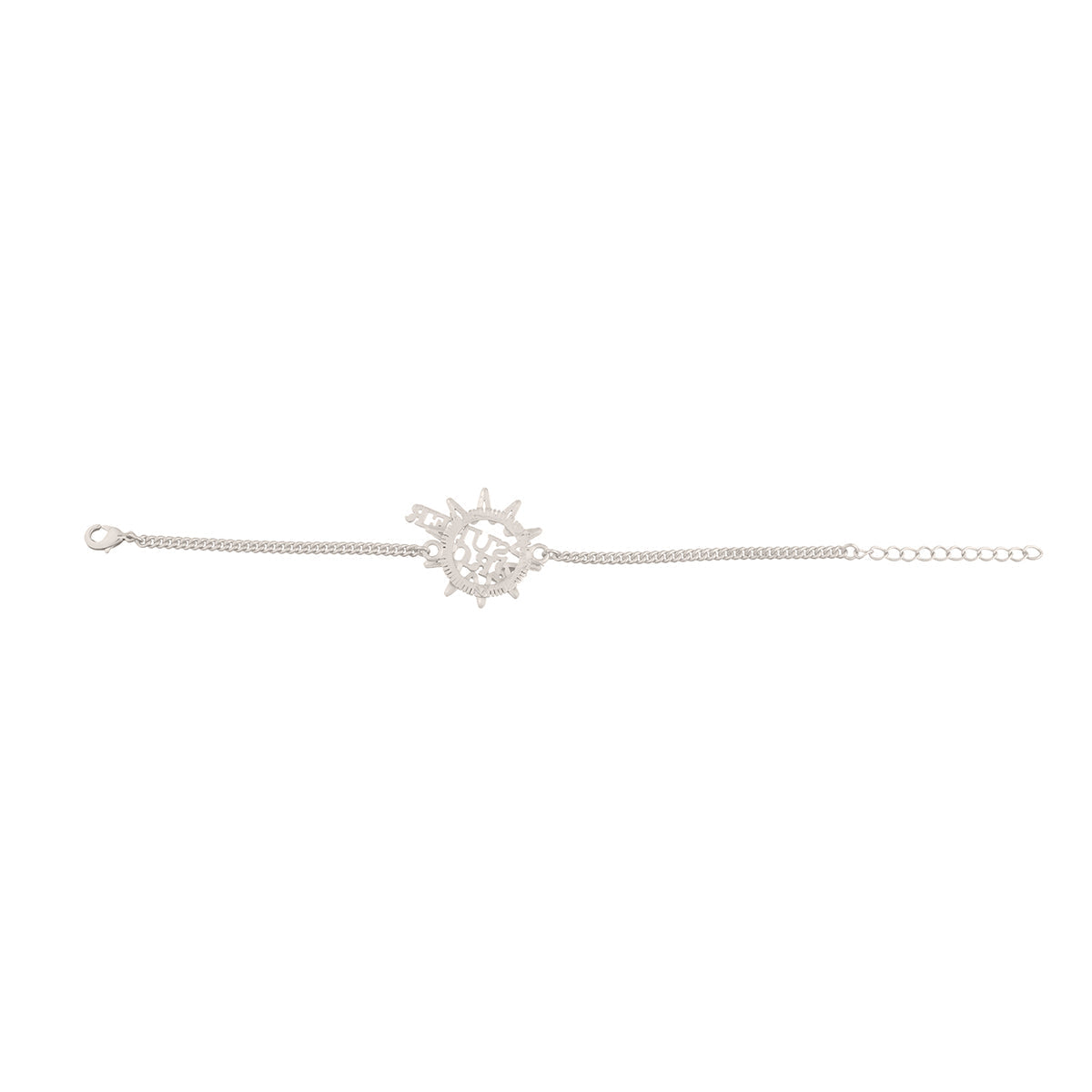 trueBrowns X Voylla Stylish Super Bro Silver Plated Bracelet Rakhi