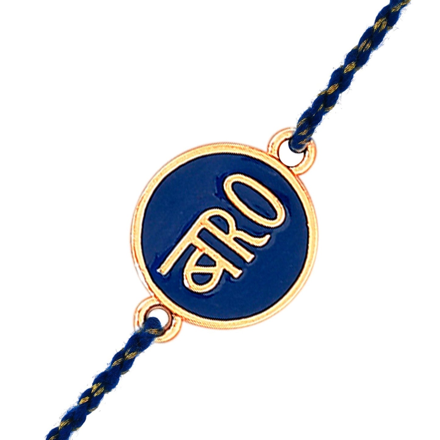 trueBrowns X Voylla Blue Enamel Bro Rakhi For Brother