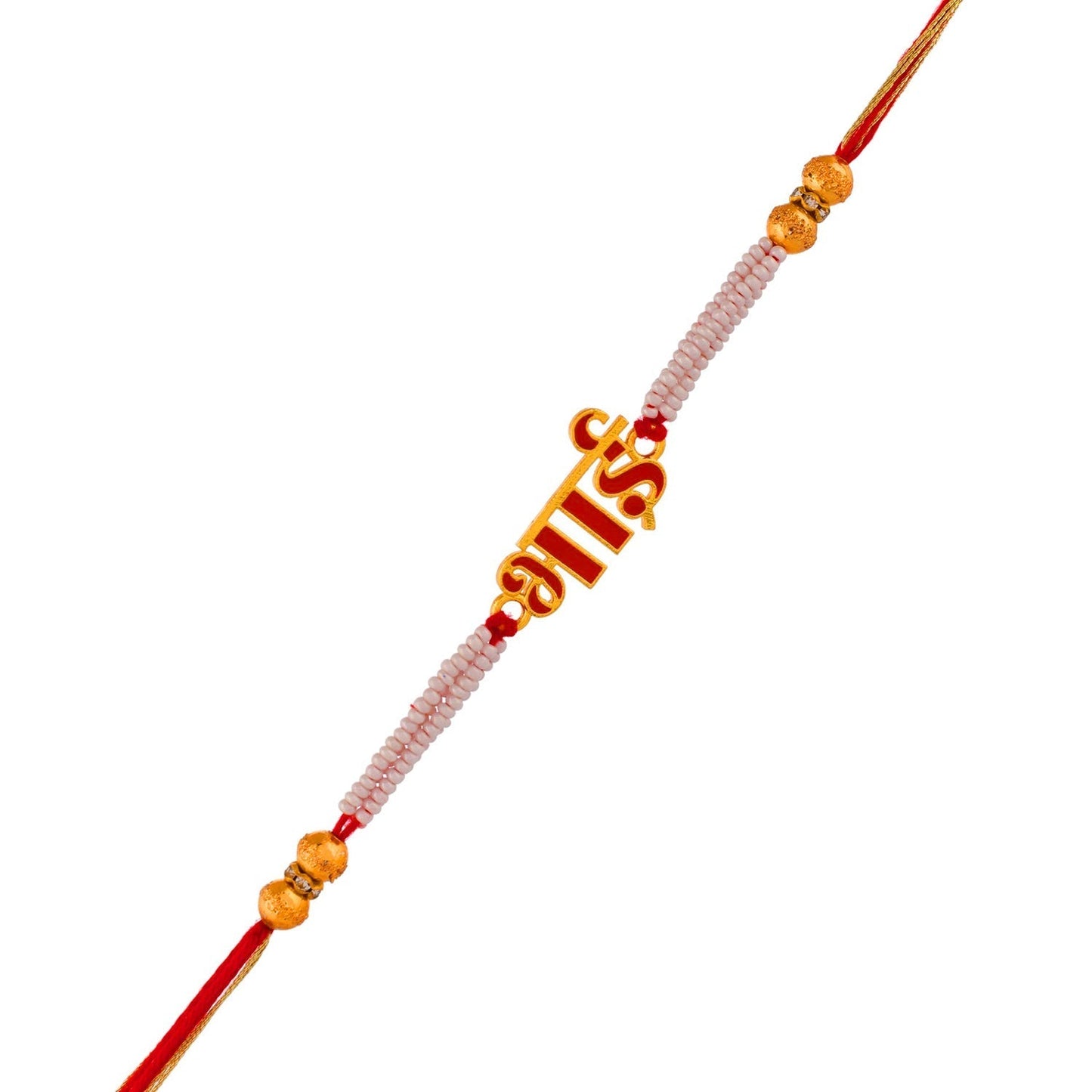 trueBrowns X Voylla Red Enamel Bhai Rakhi For Brother