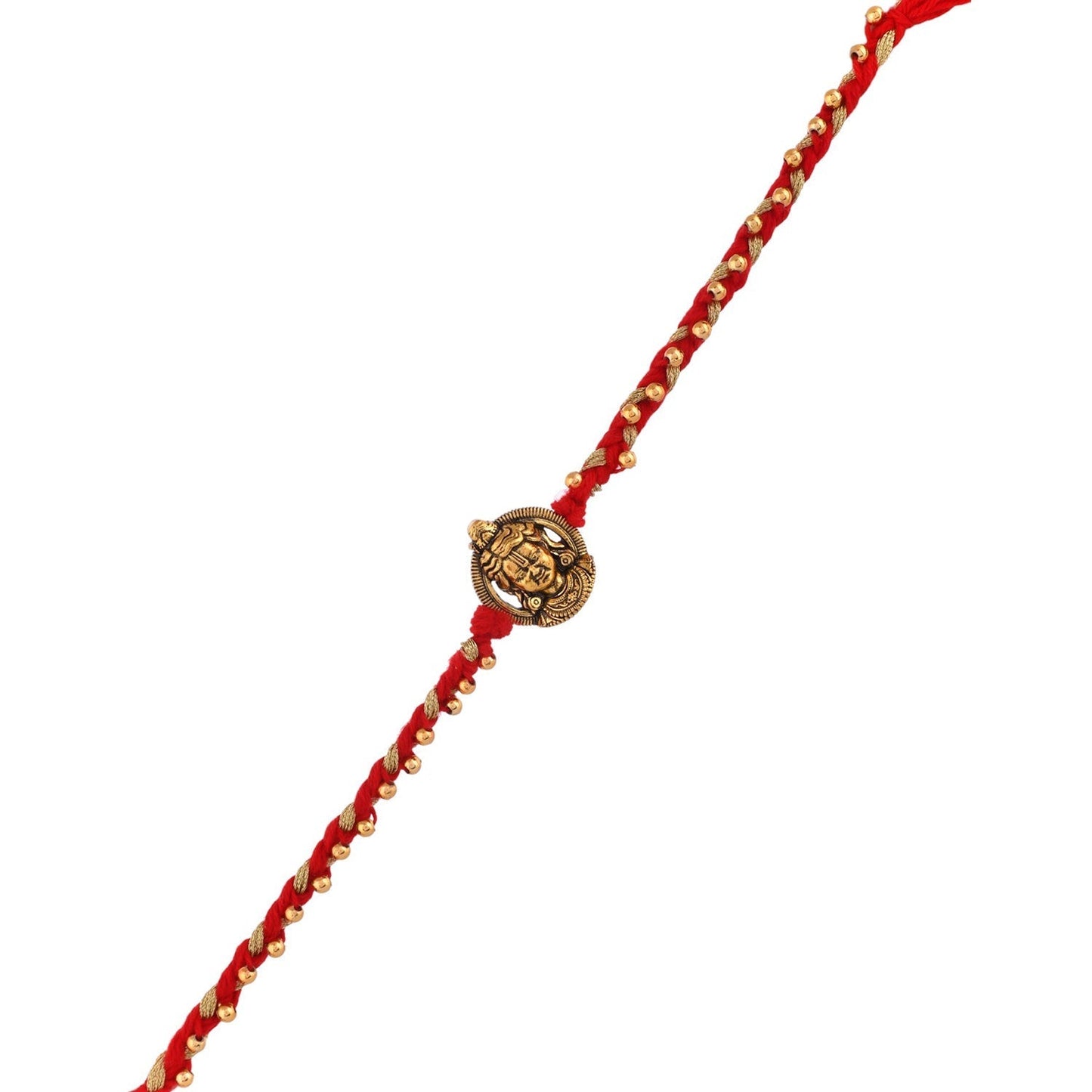 trueBrowns X Voylla Ram Lalla Gold Oxidised Rakhi For Brother