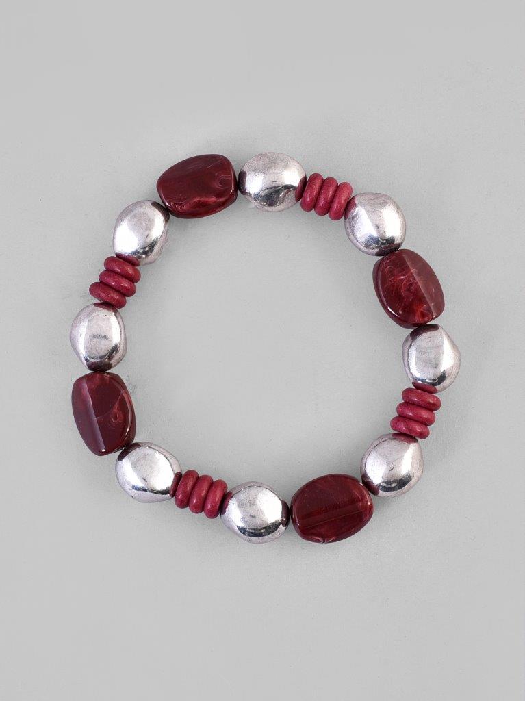 VOJ Beaded Elasticated Bracelet