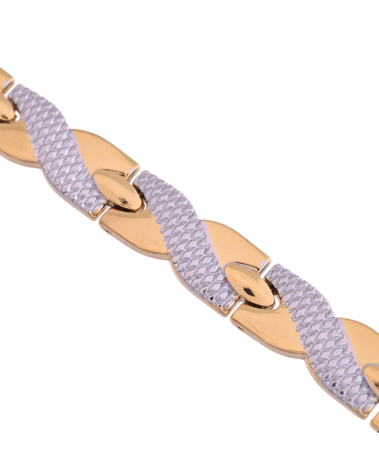 VOJ Double Ton Titanium Energy Health Bracelets For Men
