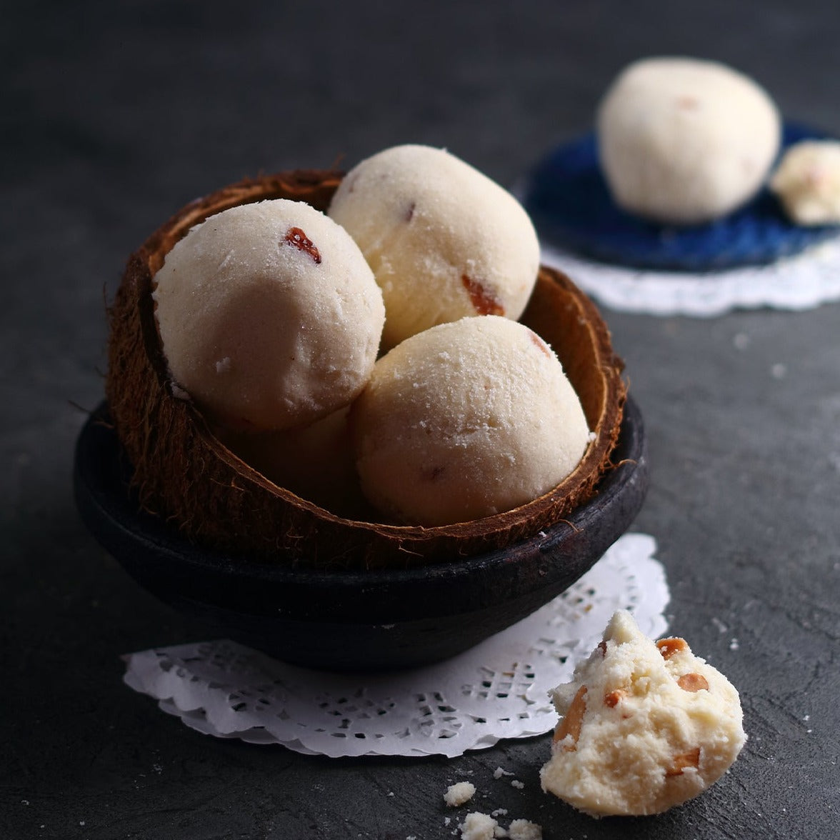 Almond House White Laddu