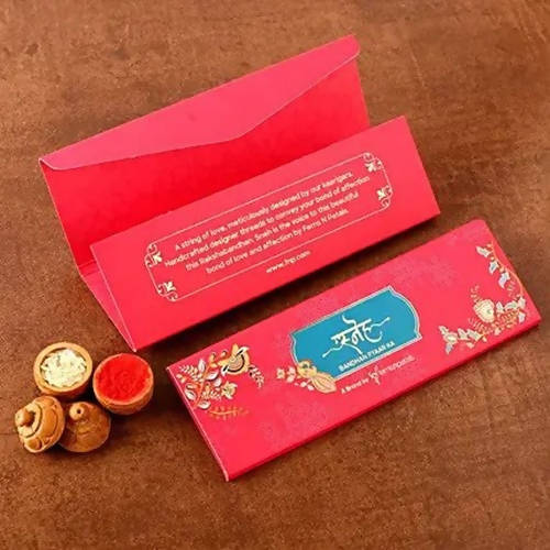 American Diamond Rakhi Set & Amul Milk Chocolates