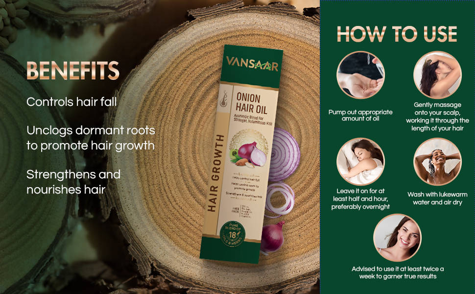 Vansaar Onion Hair Oil