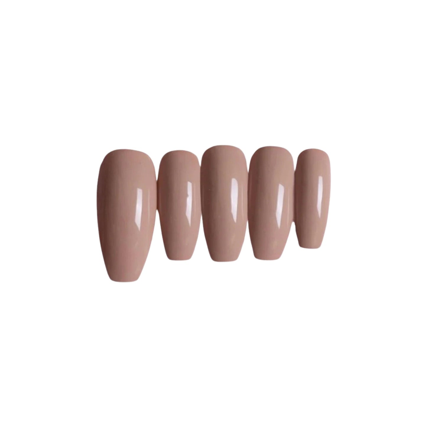 SOEZI Beige Craze Reusable Press On Nails - Application Kit