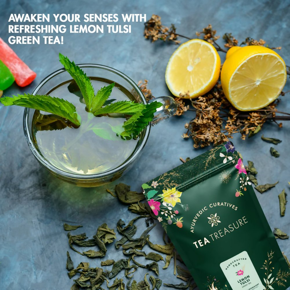 Tea Treasure Lemon Tulsi Green Tea