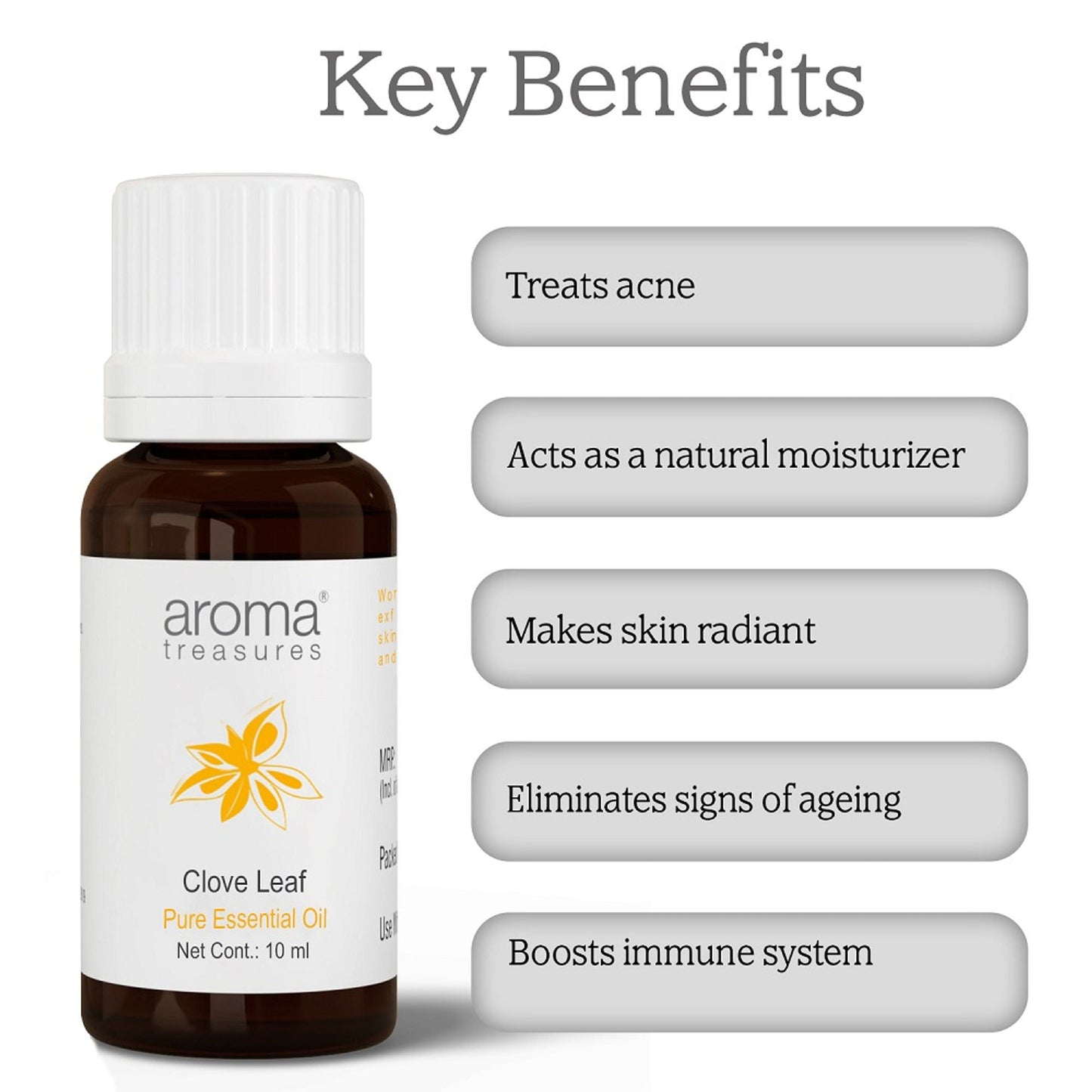 Aroma Treasures Clove Pure Essential Oil