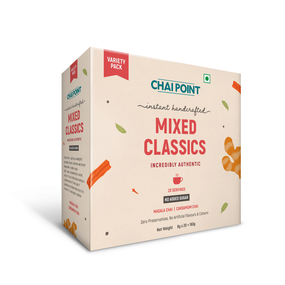 Chai Point Mixed Classics No Sugar - Instant Tea Premix