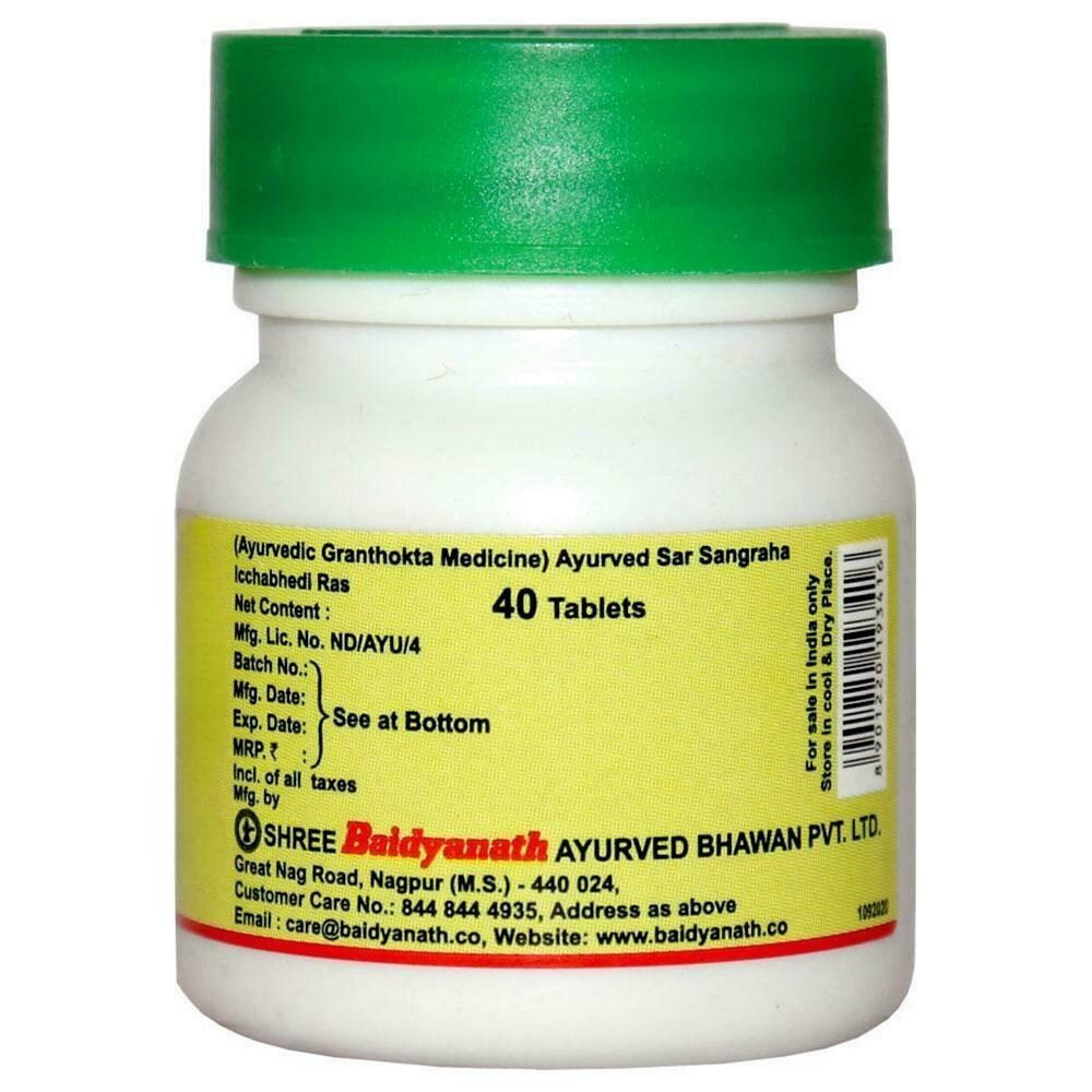 Baidyanath Icchabhedi Ras 40 Tab