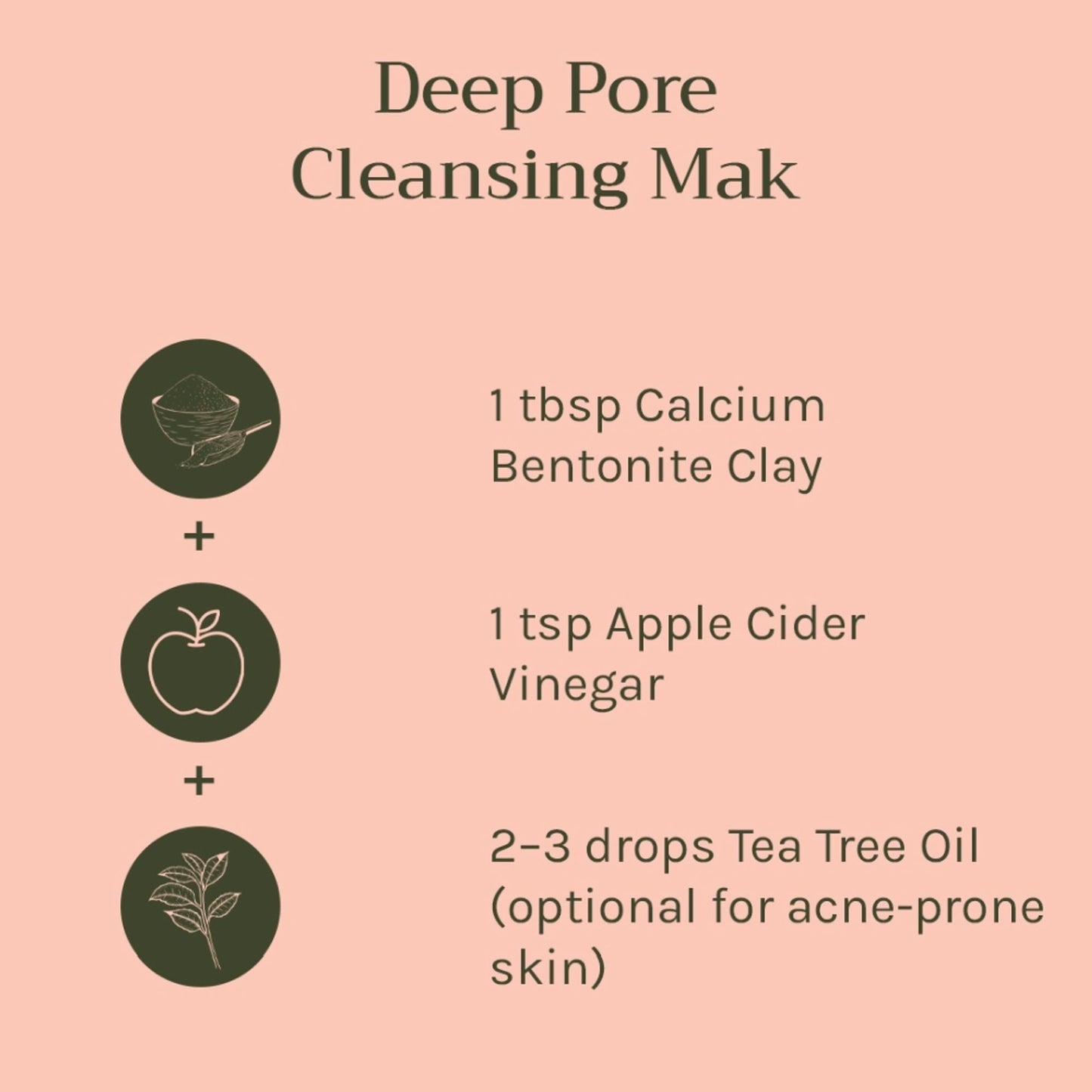 Tattvalogy Indian Bentonite Clay Powder - Detox Mask for Oily Skin, Acne and Deep Pore Cleansing
