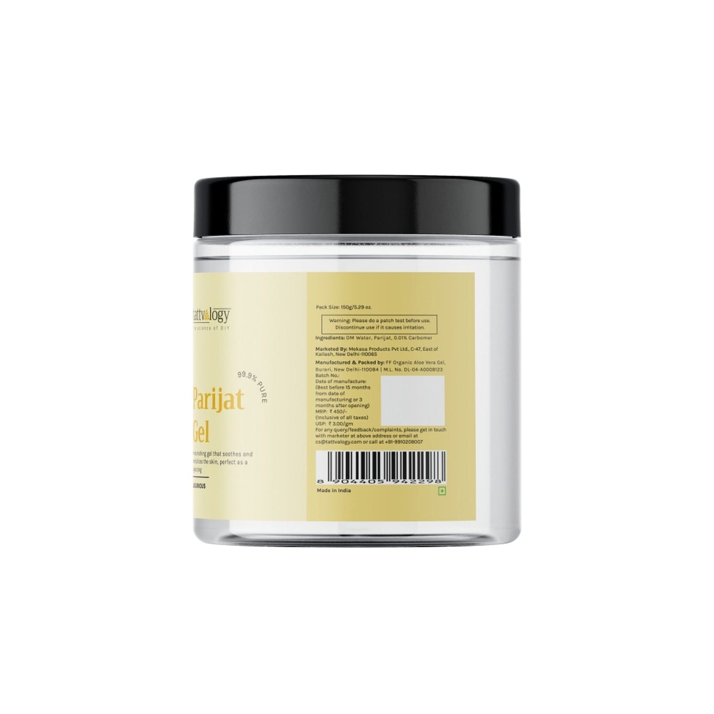 Tattvalogy Parijat Gel - Soothes Skin, Reduces Acne & Pigmentation for a Clear, Radiant Complexion