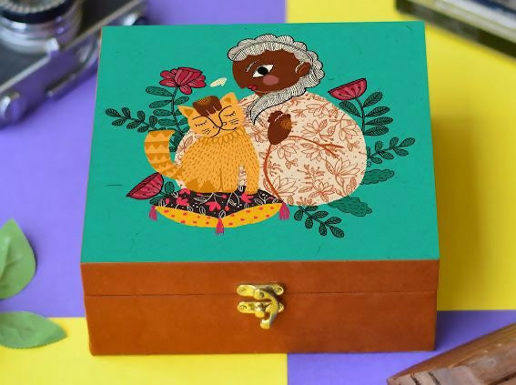 Collectibles India Wood Gift Box
