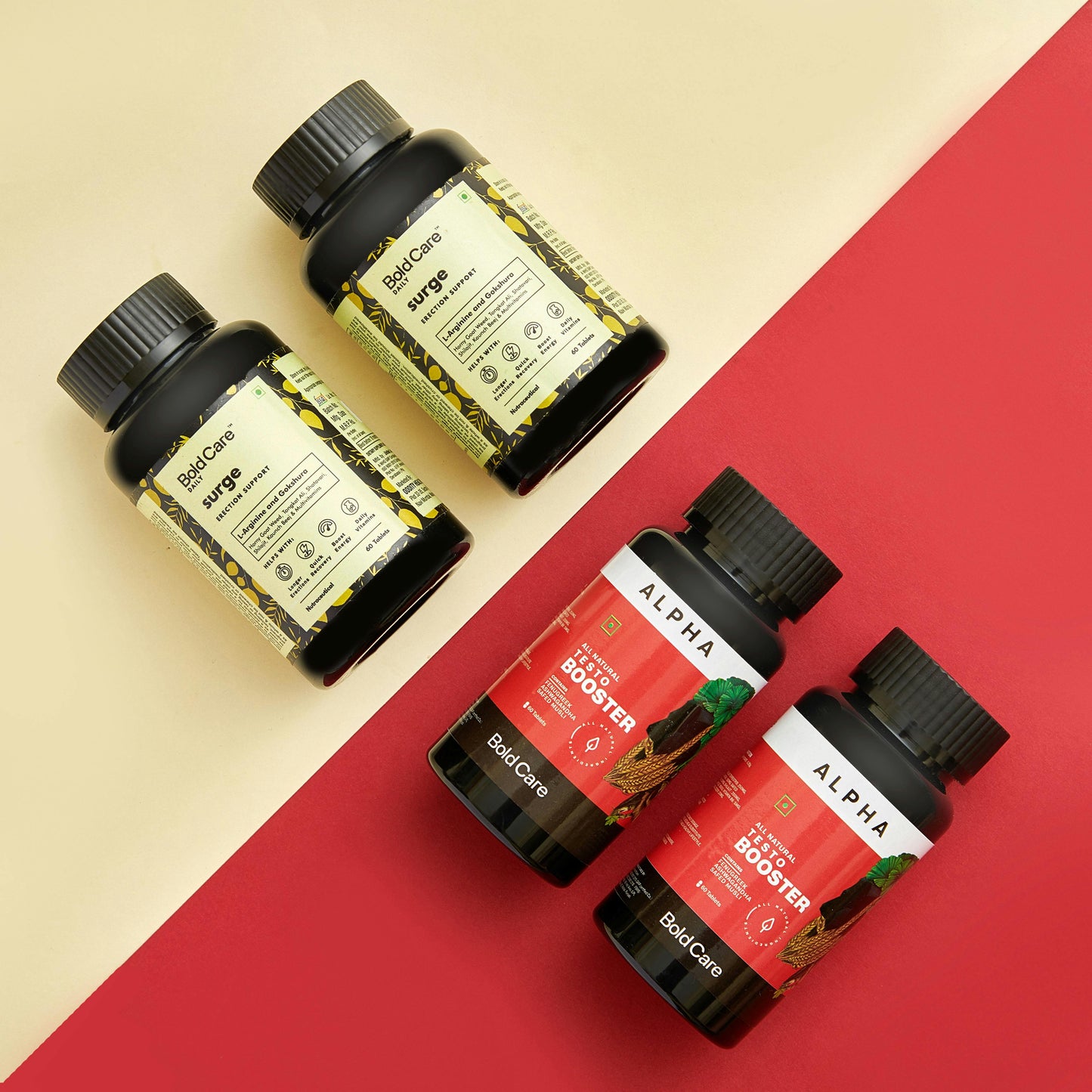 Bold Care Surge & Alpha Performance Booster Combo