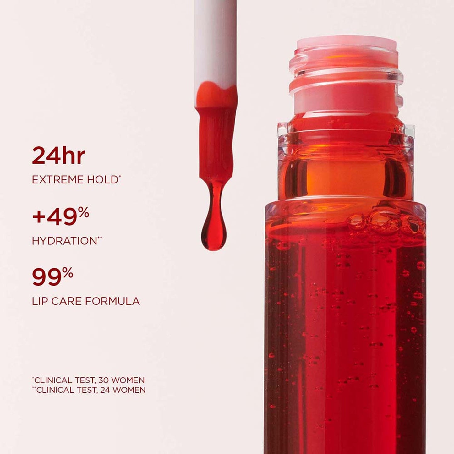 Clarins Lip Stain Lipstick - 09 Deep Red Water