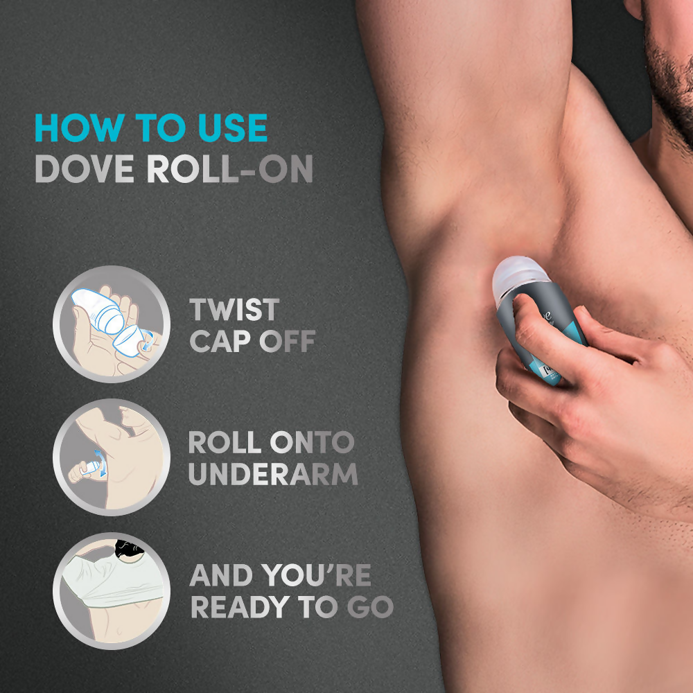 Dove Men + Care Clean Comfort Anti - Perspirant Roll - On