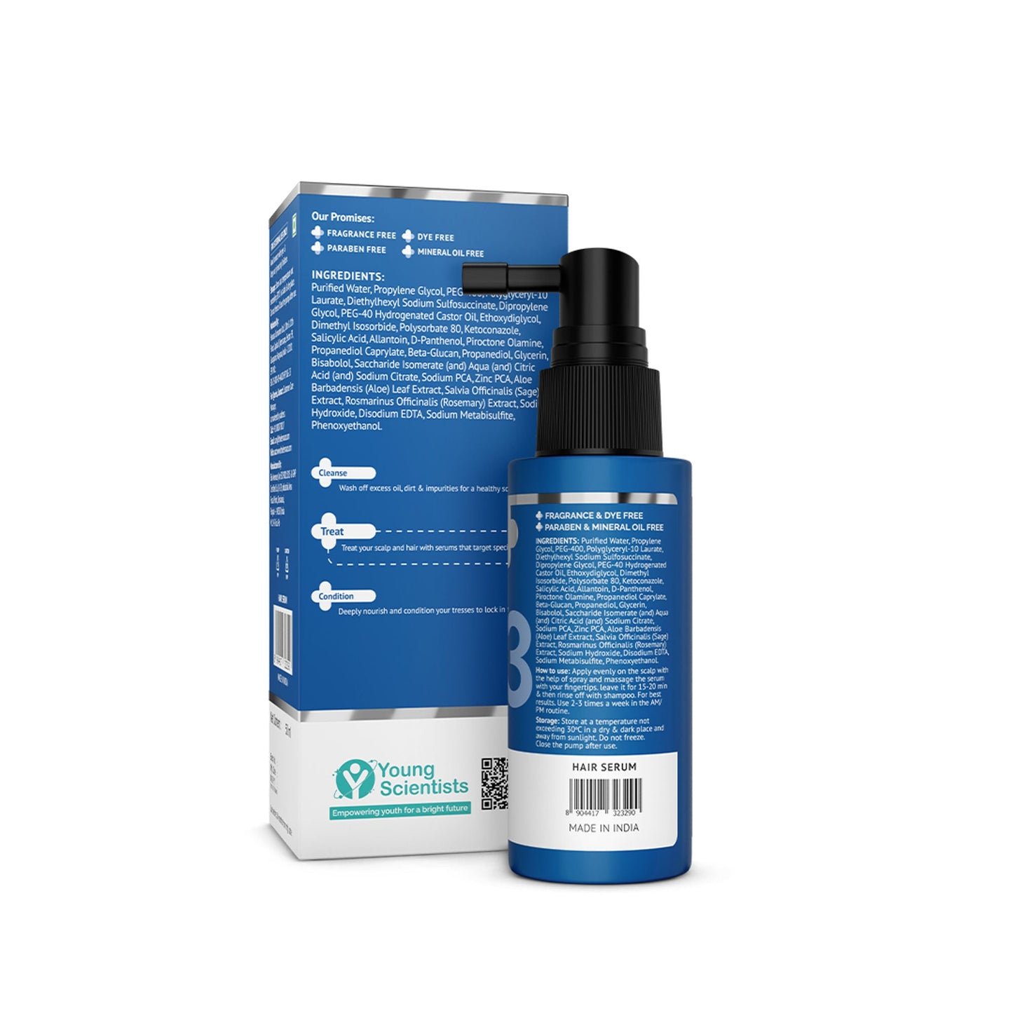 The Derma Co Triple Actives Anti-Dandruff Scalp Serum
