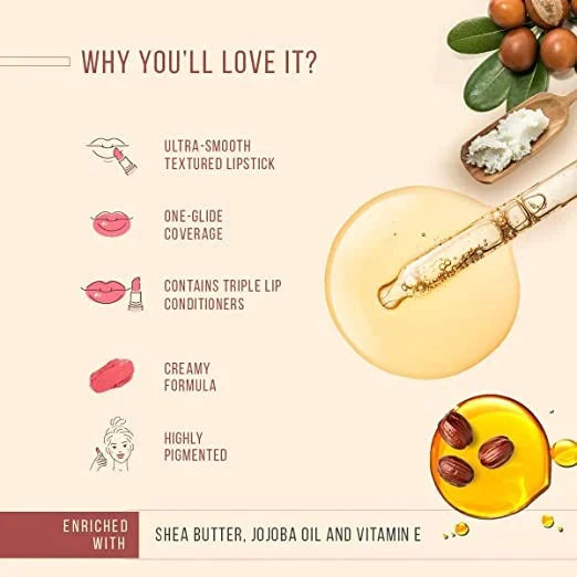 Lotus Make-Up Ecostay Butter Matte Lip Color - Nutty Brown