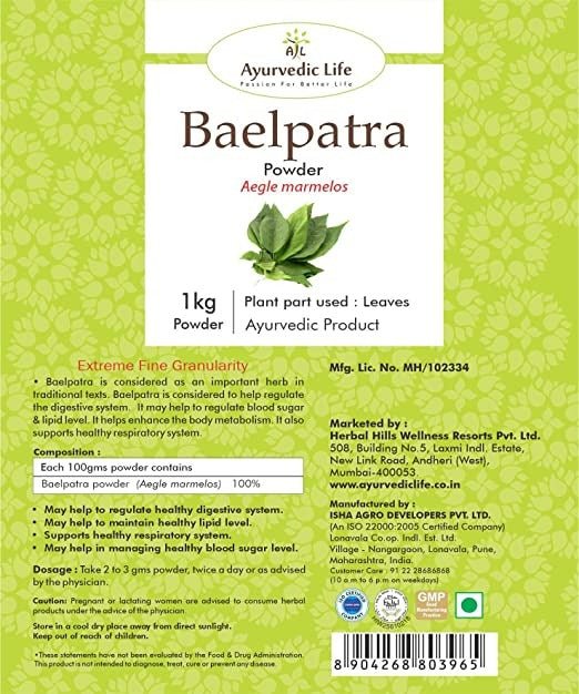 Ayurvedic Life Baelpatra Powder