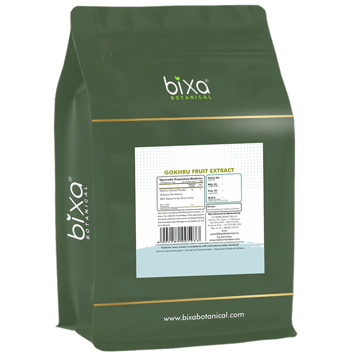Bixa Botanical Gokhru Fruit Extract Powder 40% Saponins