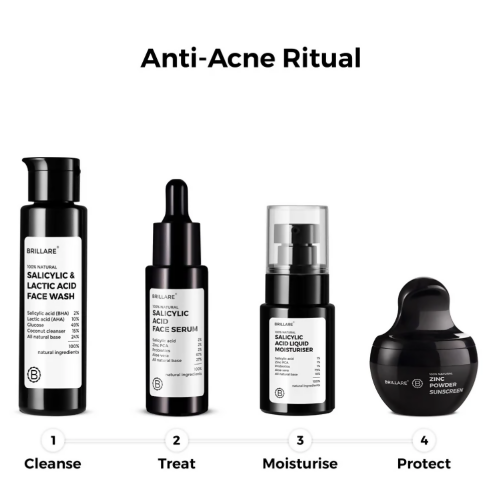 Brillare Mini Salicylic and Lactic Acid Face Wash