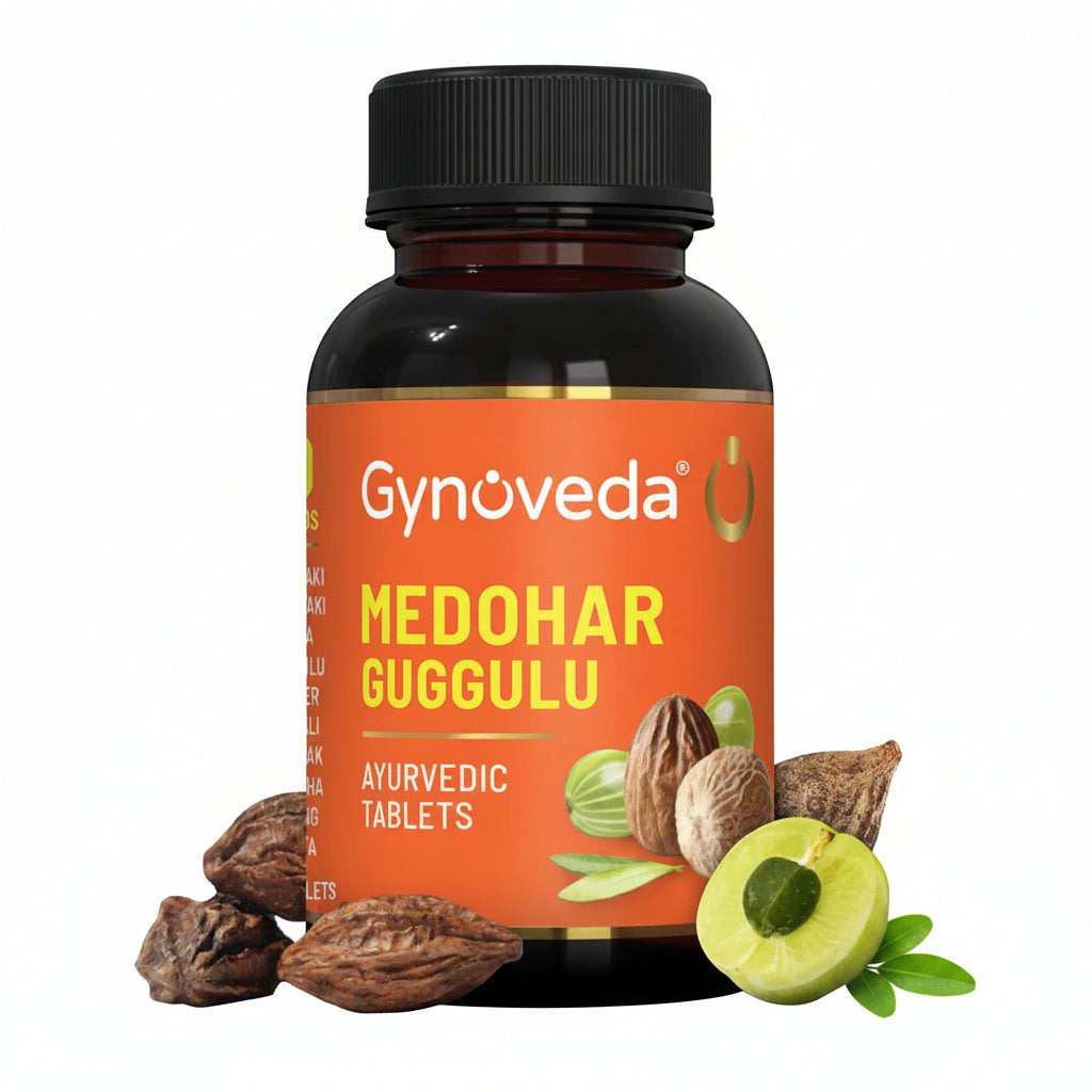 Gynoveda Medohar Guggulu Ayurvedic Tablets - 240 tabs