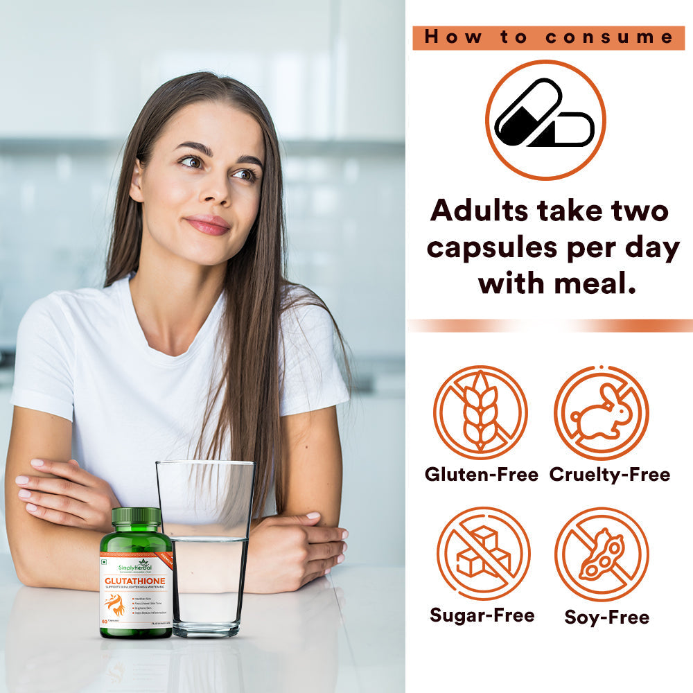 Simply Herbal L Glutathione - 60 tabs