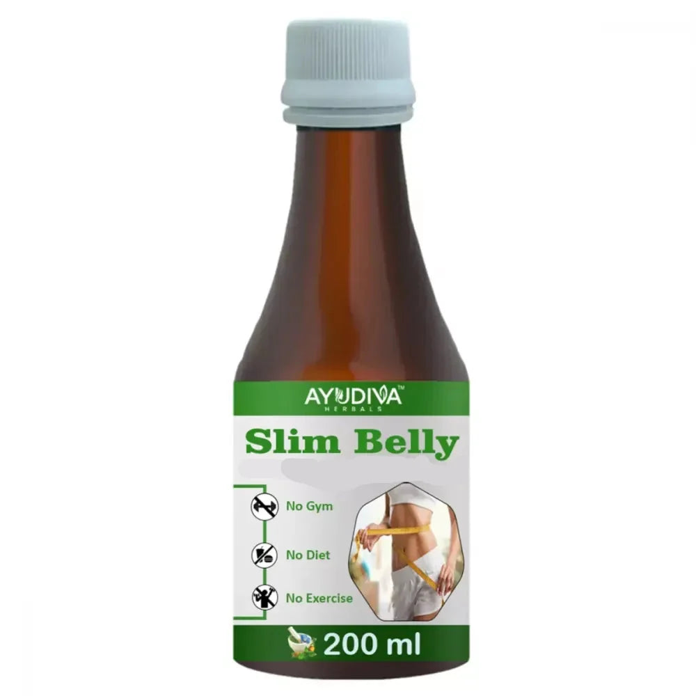 Ayudiva Herbals Slim Belly Fat Reduction Syrup - 200 ml